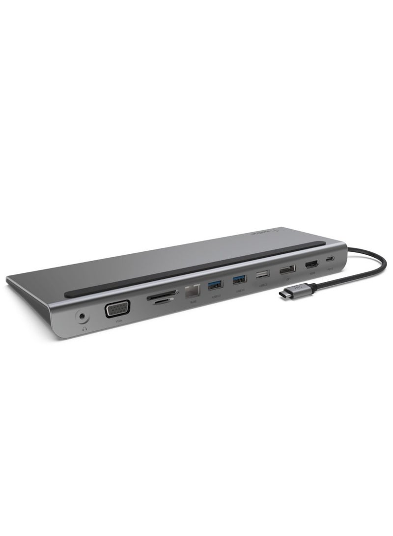 قاعدة توصيل متعددة المنافذ 11 في 1 من Belkin CONNECT USB-C لأجهزة الكمبيوتر الشخصية وأجهزة Mac - Image 2
