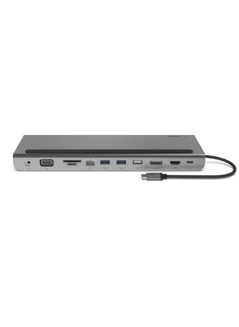 قاعدة توصيل متعددة المنافذ 11 في 1 من Belkin CONNECT USB-C لأجهزة الكمبيوتر الشخصية وأجهزة Mac - Image 3