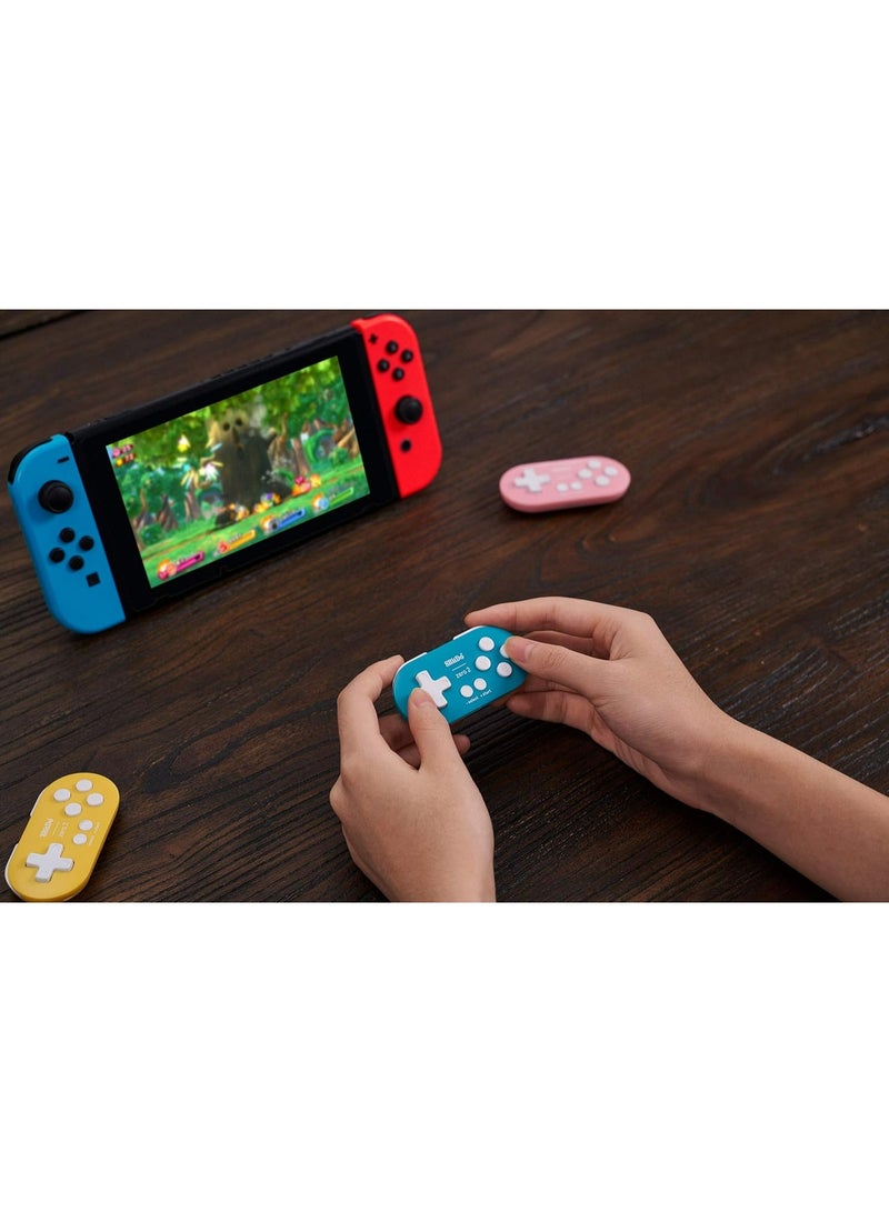 8Bitdo Zero 2 Bluetooth Gamepad Keychain Sized Mini Controller for Switch, Windows, Android, macOS & Raspberry Pi(Turquoise Edition) - Image 2