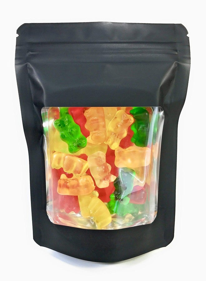 ROYPACK Smell Proof Odor Free Mylar TRAYBAGS (50 pack) Stand Up Foil Pouch, Strong Reusable Zip Seal, 4 Mil Thick. ROYPACK (Matte Black with Window, Small) - Image 2