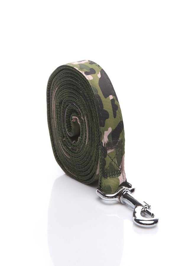 Taida Heavy Duty Dog Leash, 4 FT/ 6 FT/ 10 FT Long, 1 Inch Wide, Nylon Camouflage Dog Leash for Small and Medium Dogs (Green, 10 FT) - Image 2