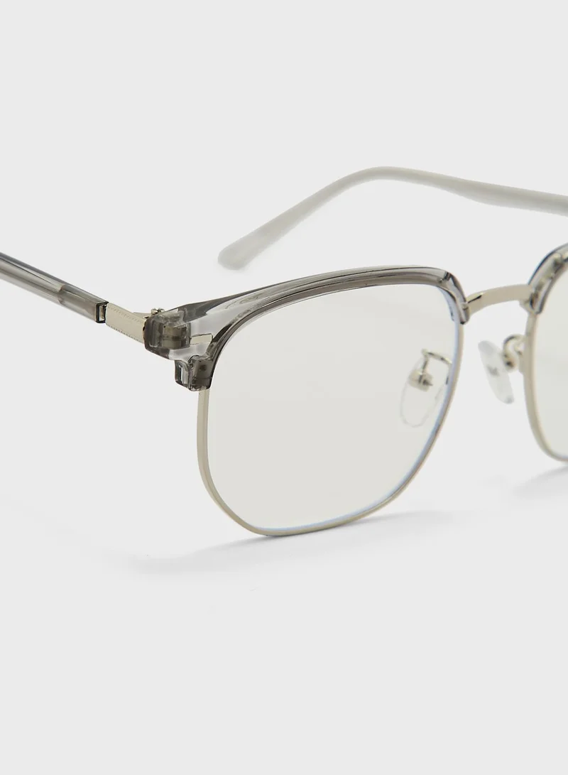 Robert Wood Anti Blue  Round Lens Clubmaster  Laptop Optic Glasses