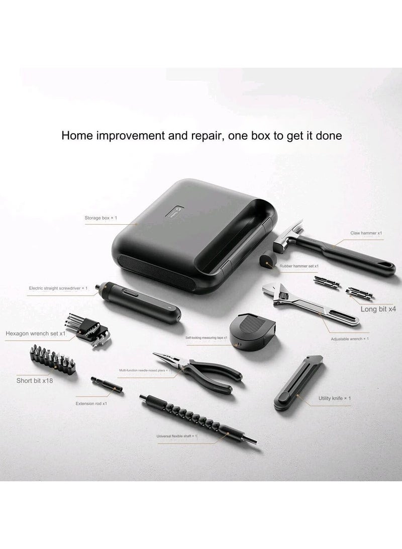 Xiaomi Mijia Multifunctional Screwdriver Toolbox MJGJX001QW with LED Portable Home Tool Set - Image 4