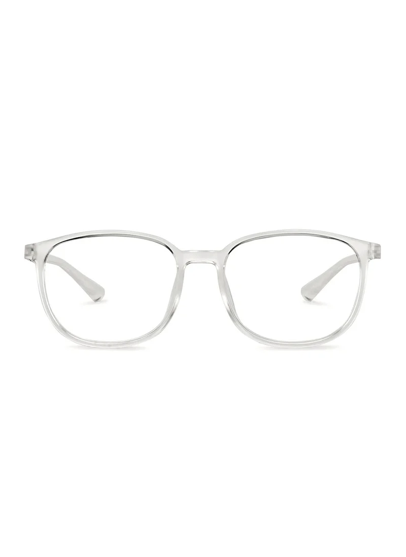 لينسكارت بلو Unisex Round Eyeglasses - LB E13739 - Lens Size: 53 Mm