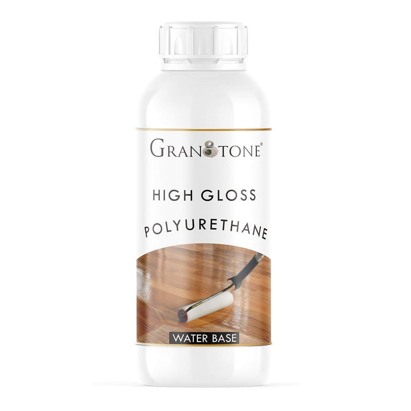 GRANOTONE Water-Based Wood Varnish for Finishing & Restoration, Crystal Clear Polyurethane Wood Varnish for Interior & Exterior Use, and Resin Art, Works on Stained & Unfinished Surfaces, Glossy, 1 L - Image 5