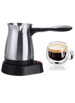 Generic Electric Stainless Steel Coffee Kettle, 600ml Capacity, Stainless Steel, Slim Spout, Home Milk Boiler, Matte Finish, LED Light, 220V, 600W  - Image 1
