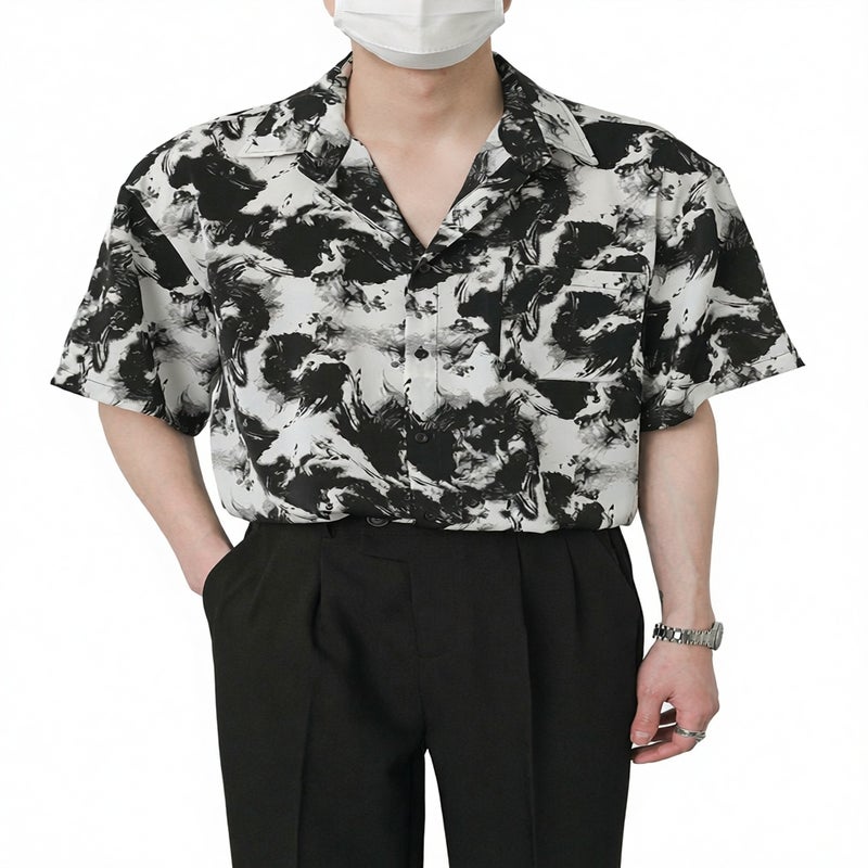 Men's Short Sleeve Casual Loose Fit Wrinkle-Free Shirt - Image 2