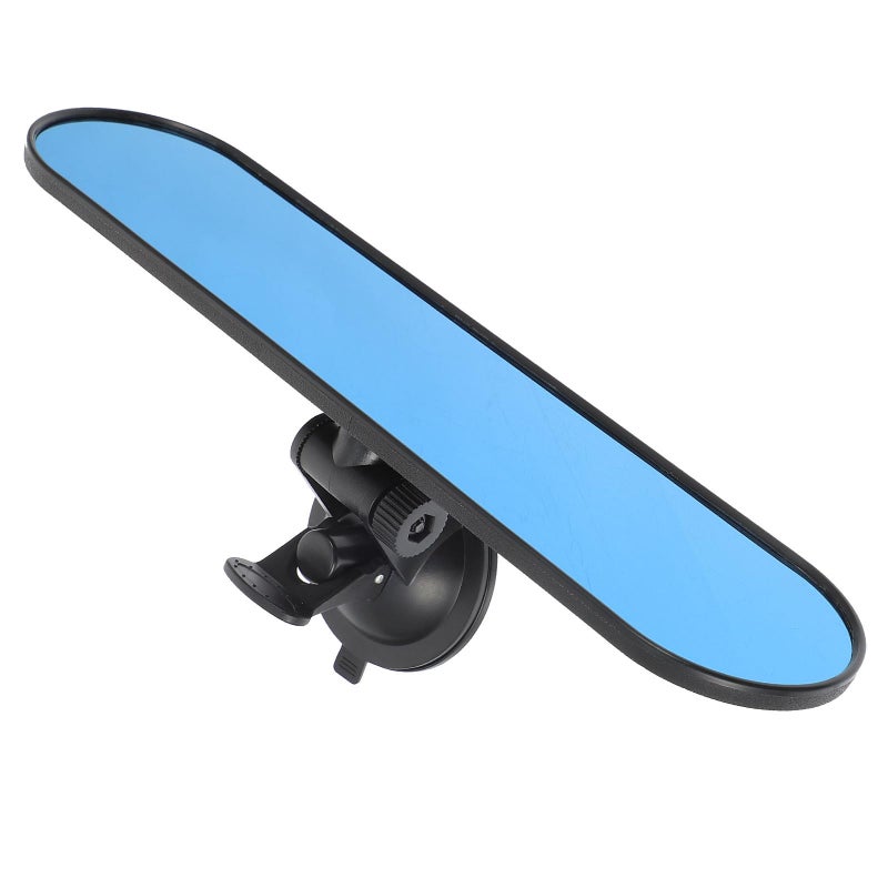 360 Degree Rotatable Wide Angle Car Rear View Mirror Blue Tint HD Enhanced Driving Safety - Image 2