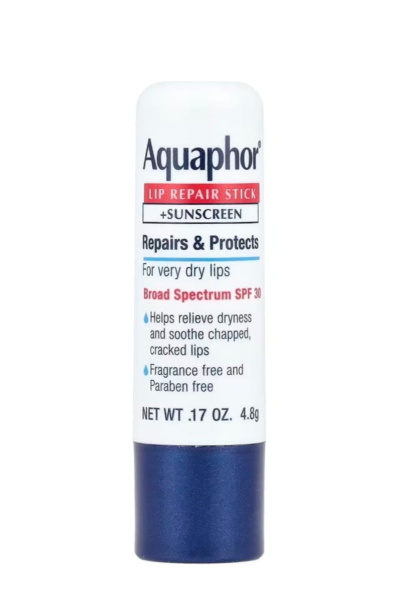 أكوافور قلم علاج الشفاه + واقي من الشمس SPF 30 خالٍ من العطور 0.17 أونصة (4.8 جم) - Image 1