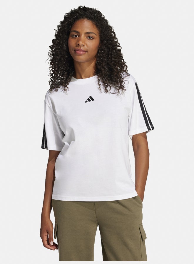 Adidas essentials 3-stripes boyfriend women's t-shirt  - Image 1