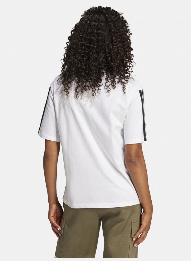 Adidas essentials 3-stripes boyfriend women's t-shirt  - Image 4