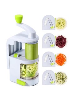 HASTHIP® Potato Spiralizer Kitchen Food Processor 4-in-1 Rotating Spiralizer with Suction Cup Base Tuber Crop Spiralizer Vegetable Spiralizer for Zucchini, Carrots, Potatoes, Sweet Potatoes, Cassava - pzsku/ZC980AA1130E12FA905A7Z/45/_/1740118917/2a910a21-5e4c-4ea1-8065-95ca2e2ac472