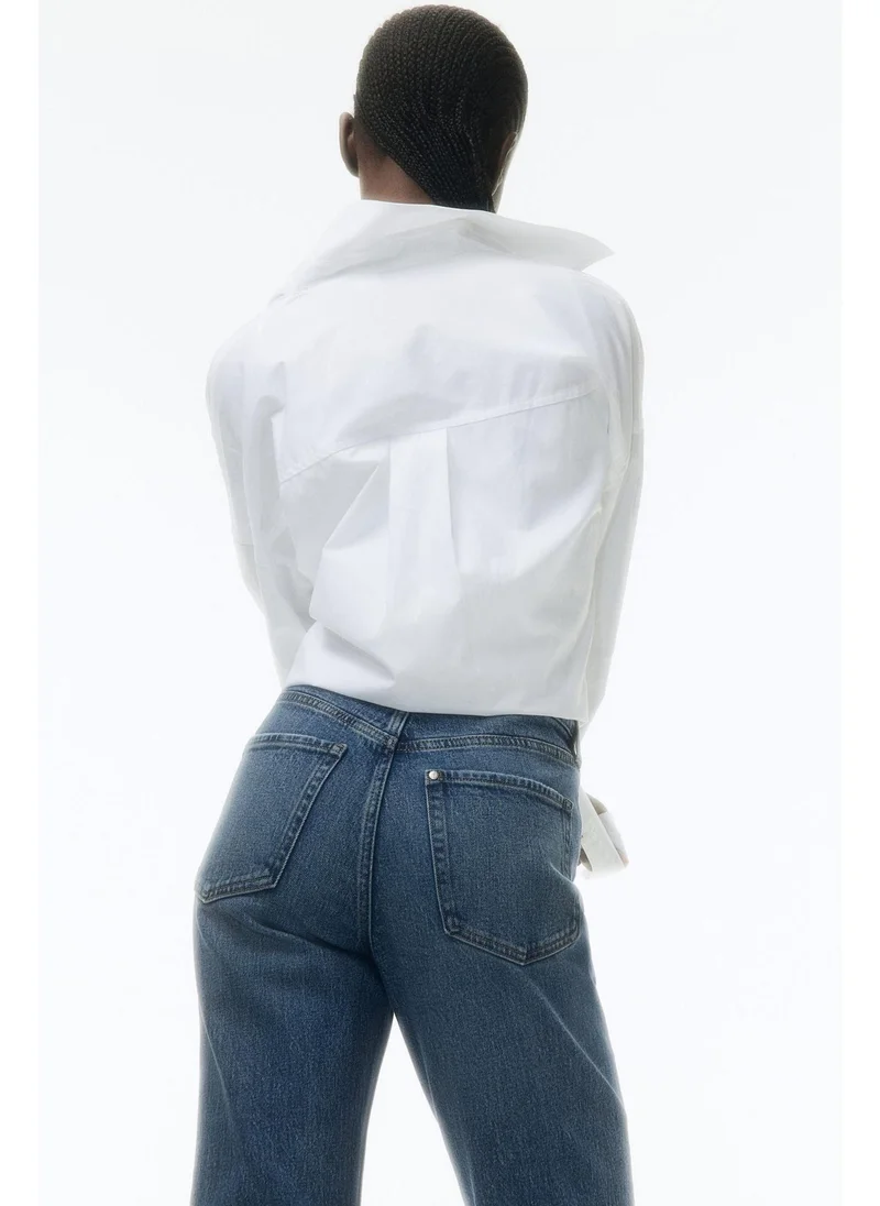 H&M Slim Straight High Ankle Jeans