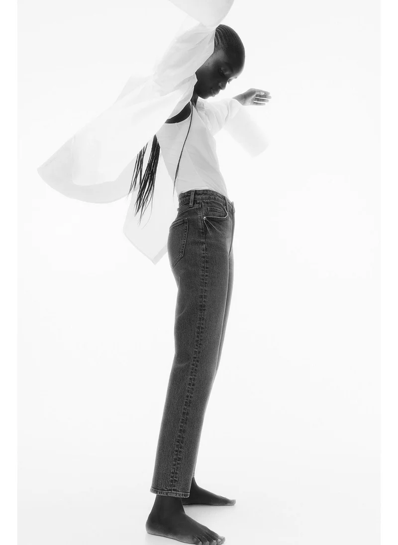 اتش اند ام Slim Straight High Ankle Jeans