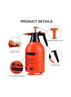 Duravel Handheld Garden Sprayer 2L Portable Pressurized Sprayer One Hand Pressure Bottle, Adjustable Nozzle, Use with Water Chemicals - pzsku/ZC980B98B3559B3468046Z/45/_/1740409841/5eb47a53-4b60-4c80-a48e-274f5f985873