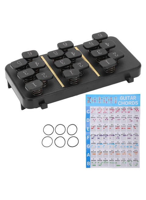 Guitar Chord Changer Tool Set Aid Learning System Musical Instrument Teaching Aids for Beginner