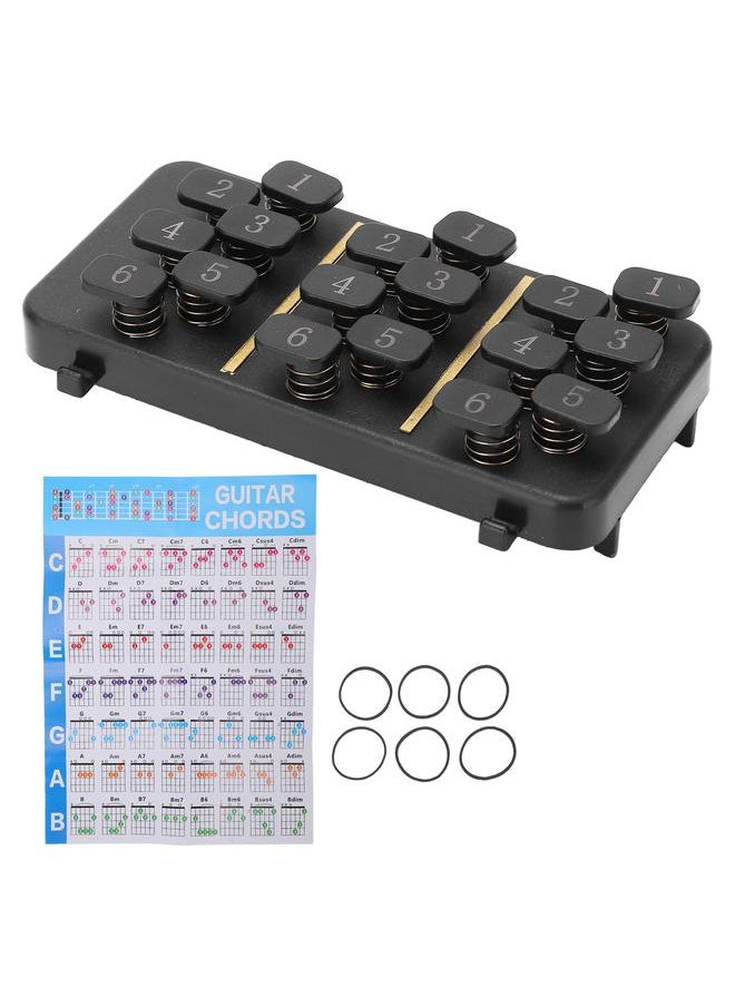 Guitar Chord Changer Tool Set Aid Learning System Musical Instrument Teaching Aids for Beginner