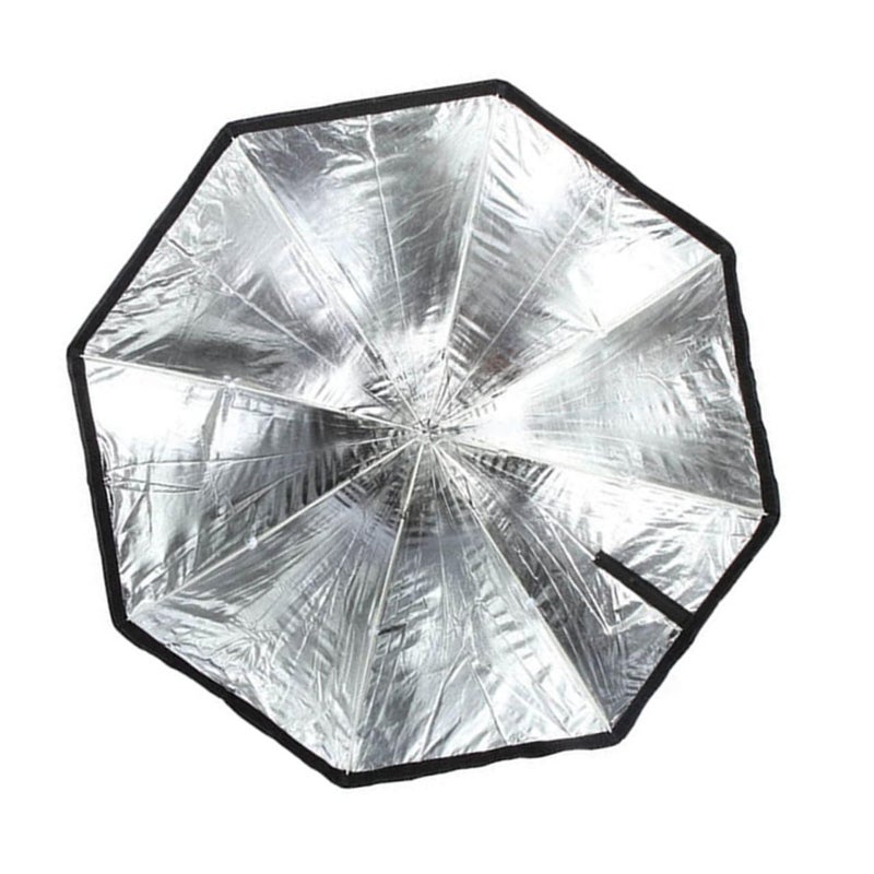 Octagonal Softbox Umbrella 32 Inch Photography Studio Light Modifier With Diffuser - Image 2