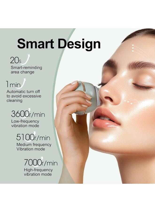 Bukela Facial Cleansing Brush Silicone Face Scrubber, Exfoliating Brush, Facial Massage Brush - for Gentle Exfoliation, Massage, Blackhead Removal and Makeup Removal - Image 5