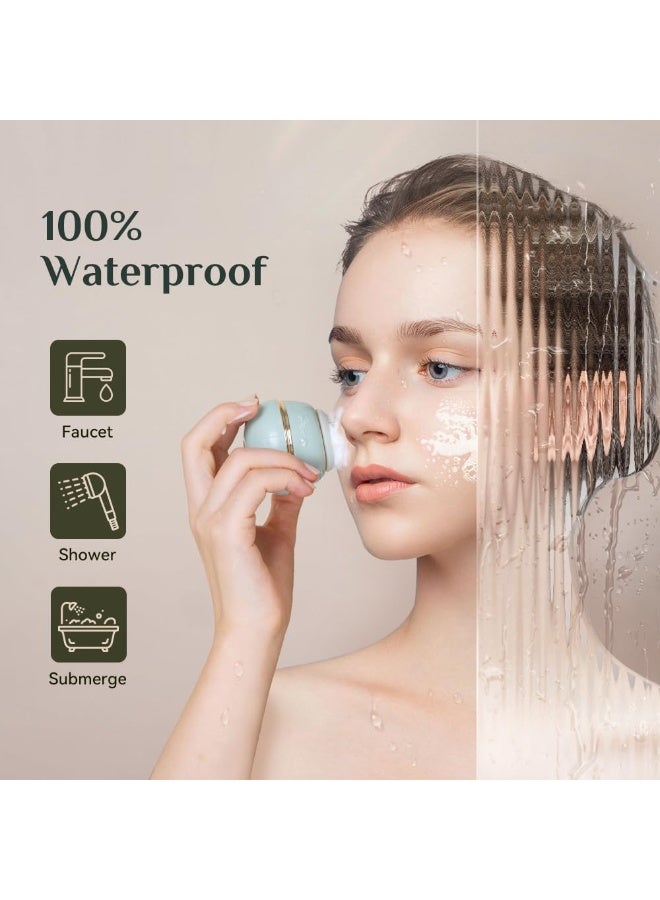 Bukela Facial Cleansing Brush Silicone Face Scrubber, Exfoliating Brush, Facial Massage Brush - for Gentle Exfoliation, Massage, Blackhead Removal and Makeup Removal - Image 4