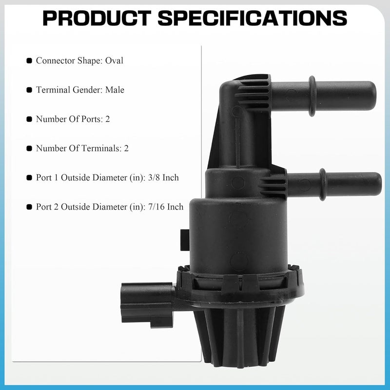 PANNUOSCS Vapor Canister Purge Valve 911-280 for 2007-2008 Ford F-150, Expedition, Lincoln Mark LT, Navigator - Image 4