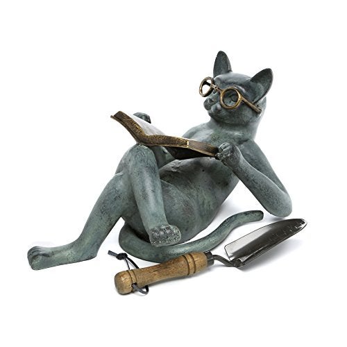 SPI Home 33650 Literary Cat Garden Sculpture - Image 4