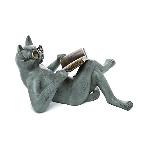 SPI Home 33650 Literary Cat Garden Sculpture - Image 3
