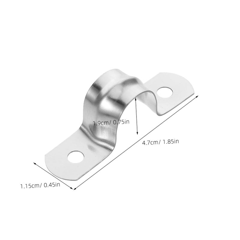 U Shape Pipe Clamp 10Pcs Stainless Steel Bracket For Easy Installation And Versatile Use - Image 3