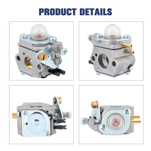 Powtol SRM 2100 Carburetor for Echo SRM 2400 SRM-2100 SRM2100 GT2000 PE2000 SRM2400 PE2400 GT2000R PPF2100 PPT2100 SRM2110 PP1200 PP800 PAS2000 String Trimmer Replace C1U-K52 - Image 3