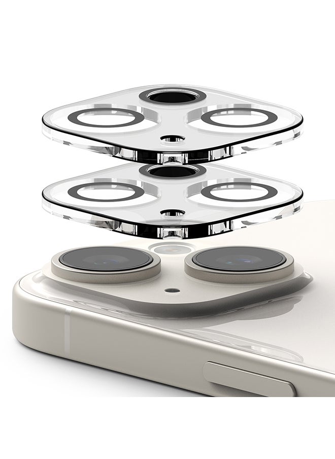 Rearth - Invisible Defender Camera Lens Protector Compatible with Apple iPhone 15 Plus 15 Pack of 2 - Image 1