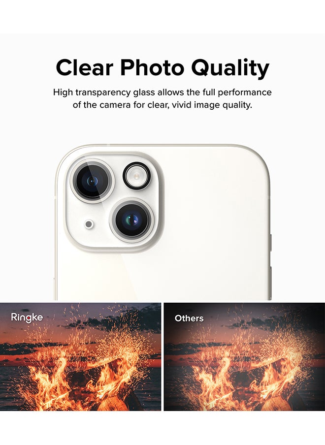 Rearth - Invisible Defender Camera Lens Protector Compatible with Apple iPhone 15 Plus 15 Pack of 2 - Image 1