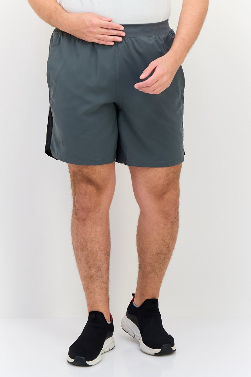 UNDER ARMOUR Men Sportswear Fit 7 Inseam Training Shorts, Sage Grey - Image 1