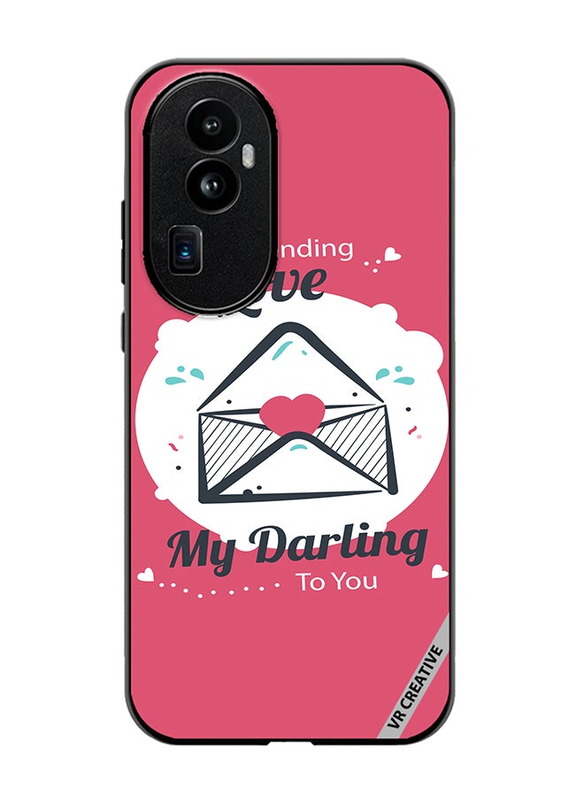 VR CREATIVE Protective Case Cover For Oppo Reno 10 Pro Plus Sending Love Design Multicolour - Image 1