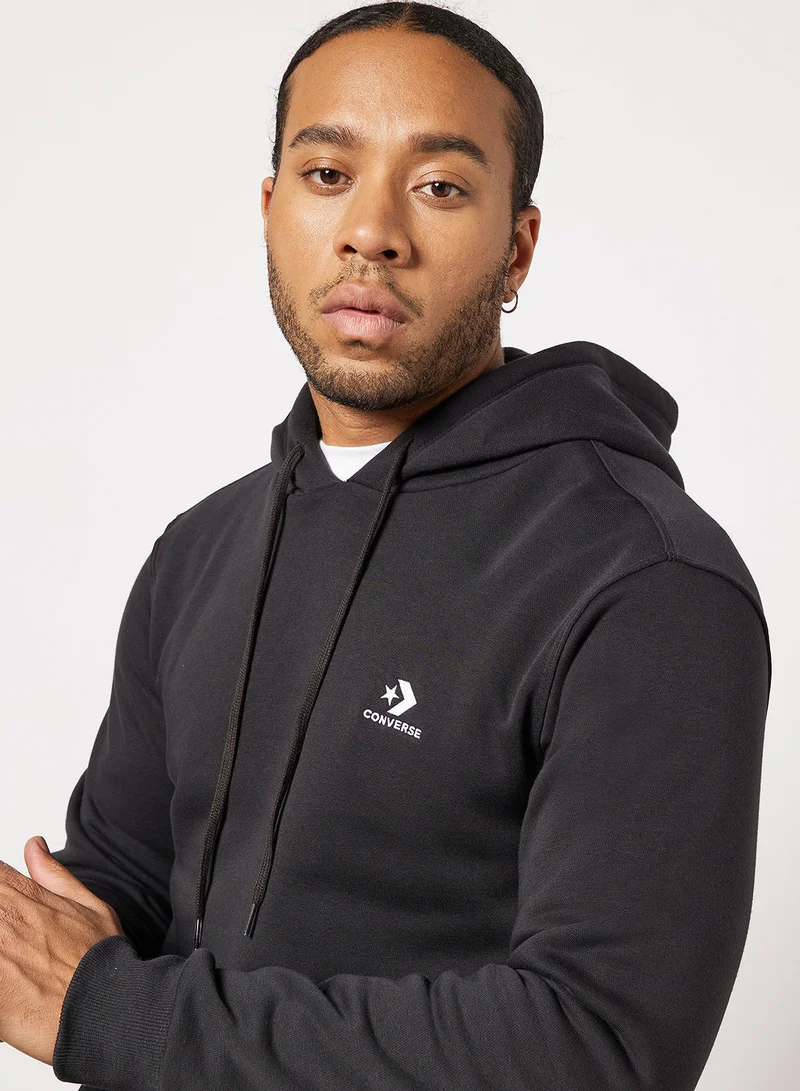 CONVERSE Embroidered Star Chevron Pullover Hoodie