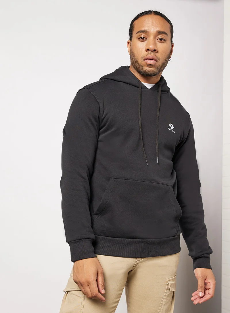 CONVERSE Embroidered Star Chevron Pullover Hoodie