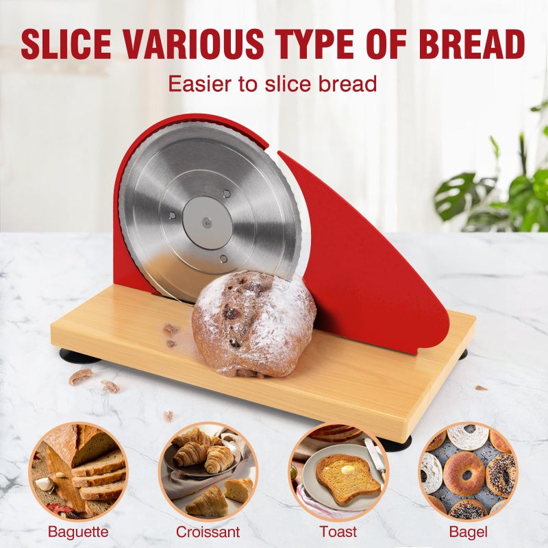 vanerepok Manual Bread Slicer for Homemade Sourdough Bread Versatile Hand Crank Bread Slicer for Sourdough Crusty Bread Etc Stainless Steel Slicers Adjustable Width for Homemade & Commercial Use - Image 4