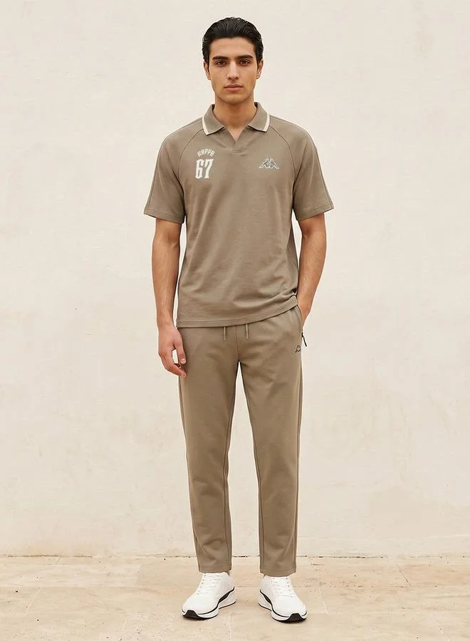 Kappa BEIGE KAPPA MEN OPEN NECK COLLAR POLO for Men | Best Price UAE