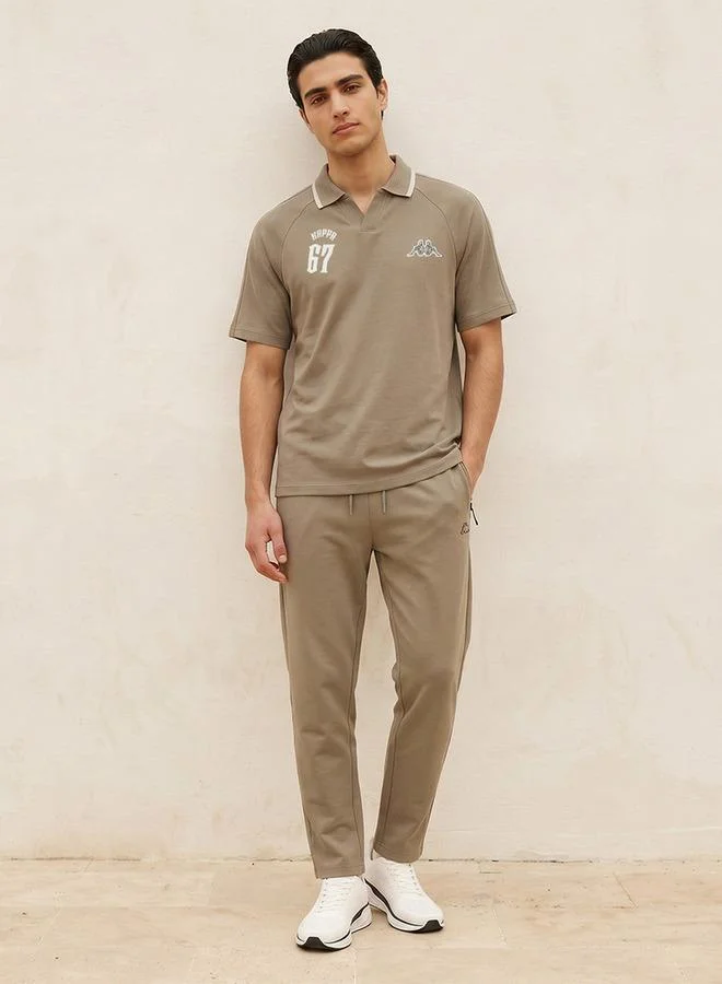 Kappa BEIGE KAPPA MEN OPEN NECK COLLAR POLO for Men | Best Price UAE