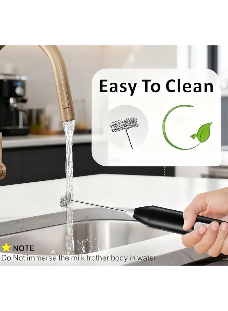 general Milk Frother with 3 Speed Settings, Handheld Milk Frother and Drink Mixer for Frothing Coffee, and Whipping Cream, Ergonomic and Lightweight - Image 2