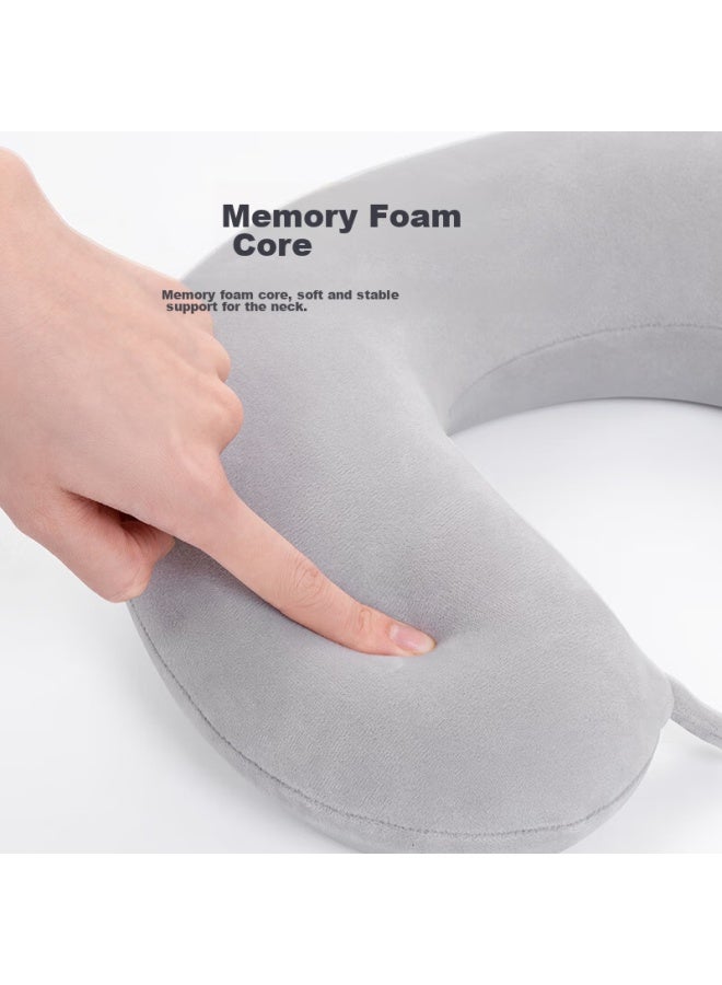 Jago Jiaoao U-shaped Neck Pillow, Cervical Pillow, U-shaped Neck Support Pillow, Airplane Travel Headrest, Memory Foam Nap Pillow, Cervical Spine Pillow - Image 5
