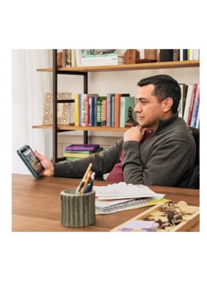 ريبنيو تابلت  اتش دي ١٠، ١٠.١ بوصة، ١٠٨٠ بكسل، ٣٢ جيجابايت، أحدث طراز (إصدار ٢٠٢١)، أزرق - Image 5