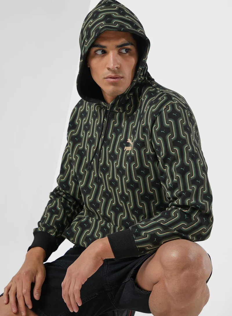 PUMA Classics 70S Psychedelic Fleece Hoodie