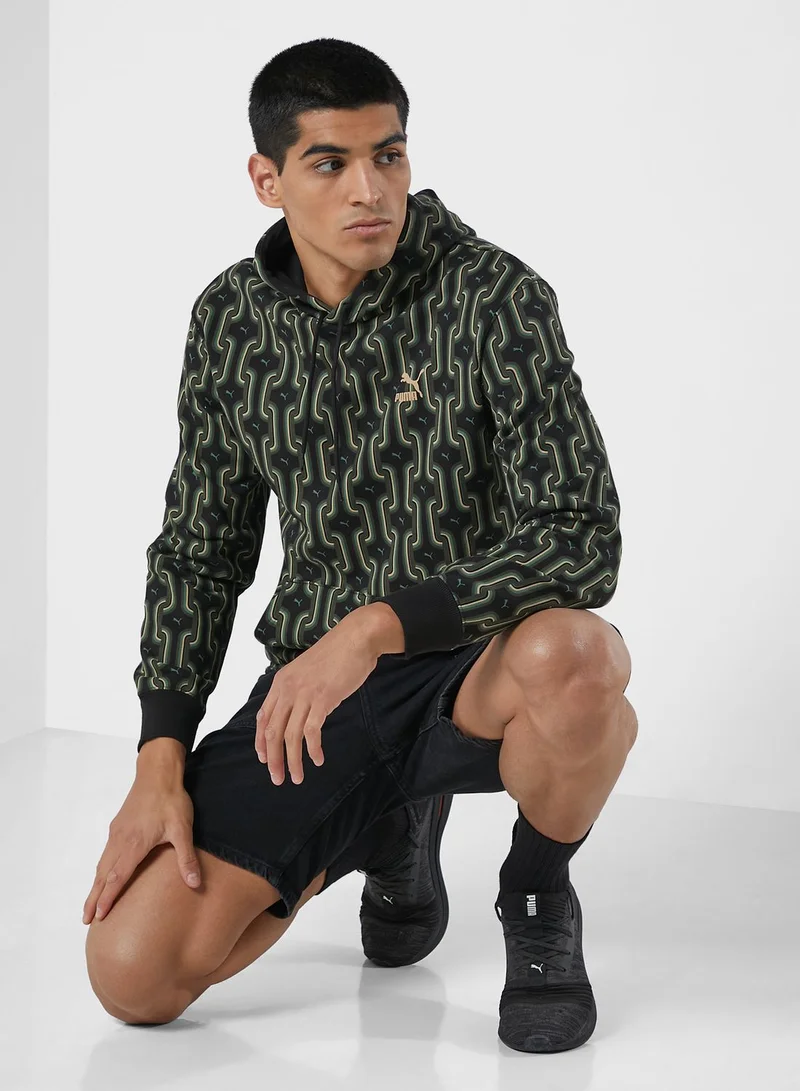 PUMA Classics 70S Psychedelic Fleece Hoodie
