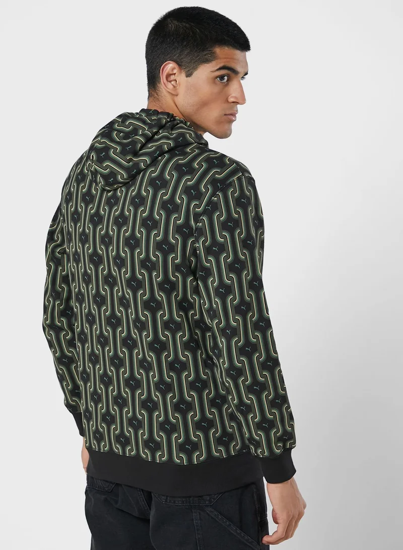 PUMA Classics 70S Psychedelic Fleece Hoodie
