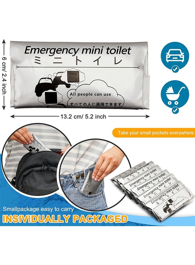 HY Disposable Emergency Urinal Bag,12 Pack Portable Camping Pee Bags,Travel Pee Bags,Traffic Jam Emergency Portable Urine Bag, Vomit Bags,for Men Women Kids Children Patient  - Image 5