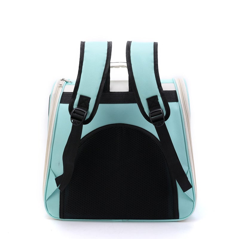 Pet Cute Foldable Capsule Backpack For Small Medium Cats Puppies Dogs Transparent Breathable Heat Resistant Carry Bag For Travel Hiking Camping Pink - Image 4