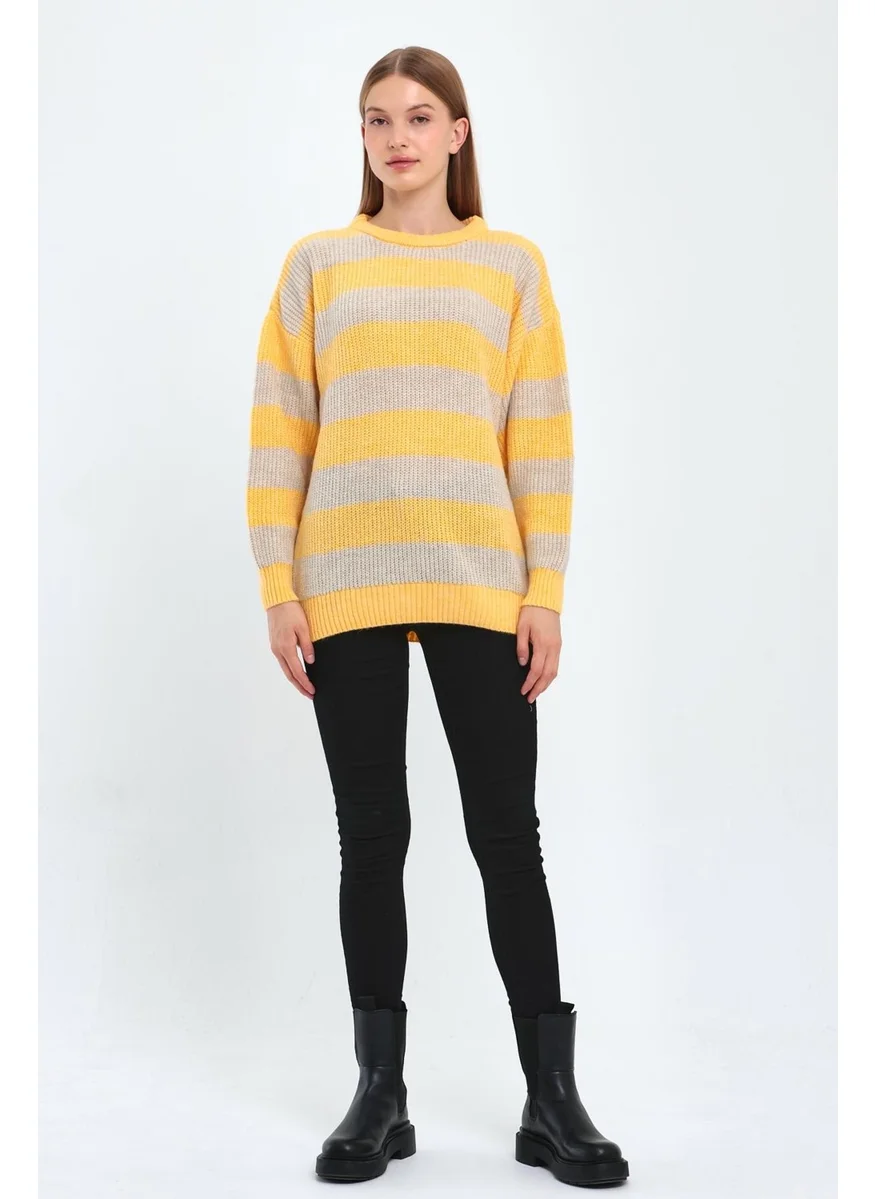Alexandergardi Alexandergardı Crew Neck Knitwear Sweater (B23-5803)