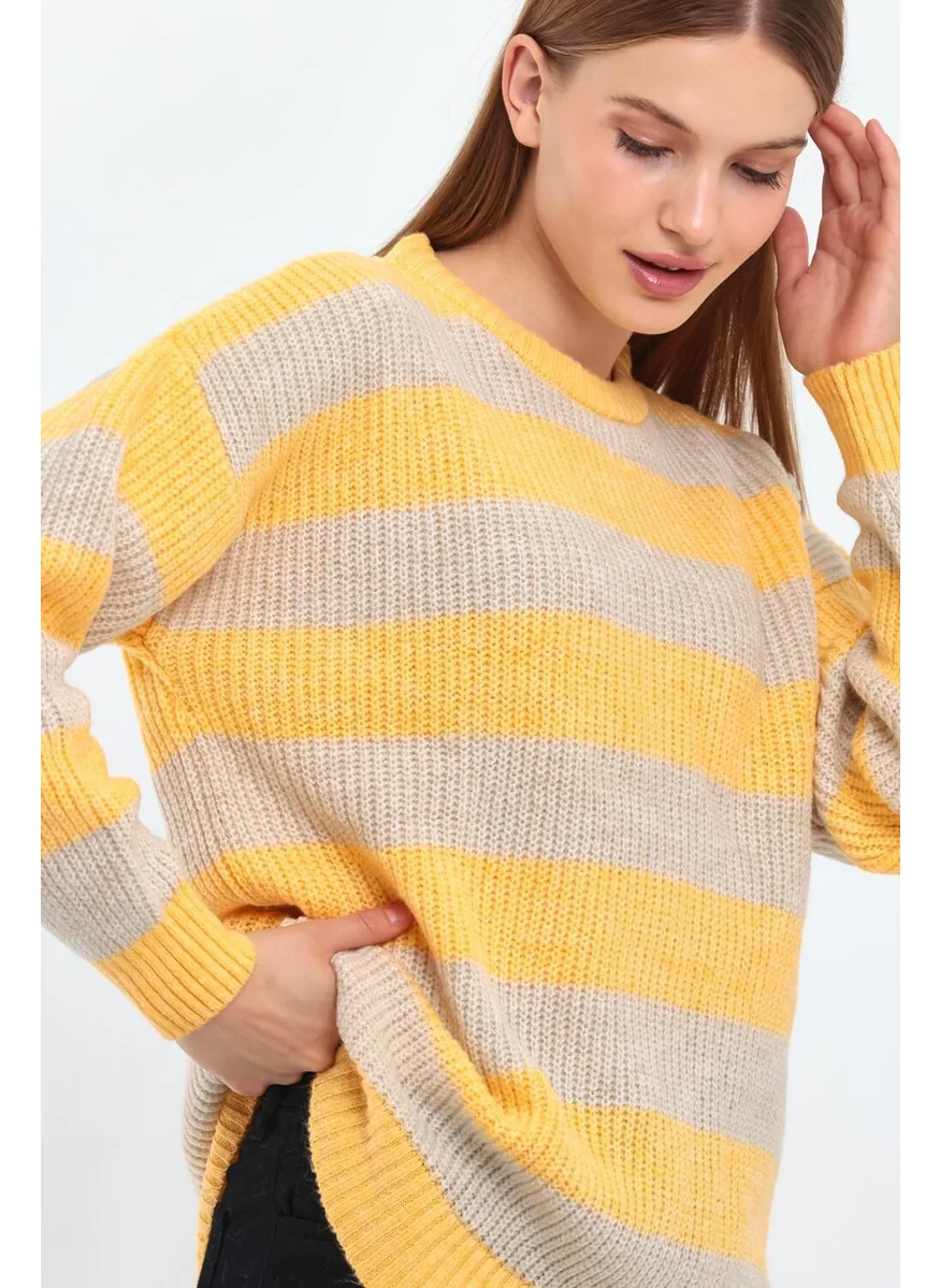 Alexandergardi Alexandergardı Crew Neck Knitwear Sweater (B23-5803)