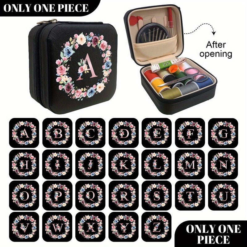 This Compact Travel Sewing Kit With 26 Letter Designs And Z Style Includes Needles Threads Scissors And Essential Repair Tools Featuring A Variety Of Basic Sewing Additions In Different Colors For Quick Fixes Making It A Considerate Gift - Image 2