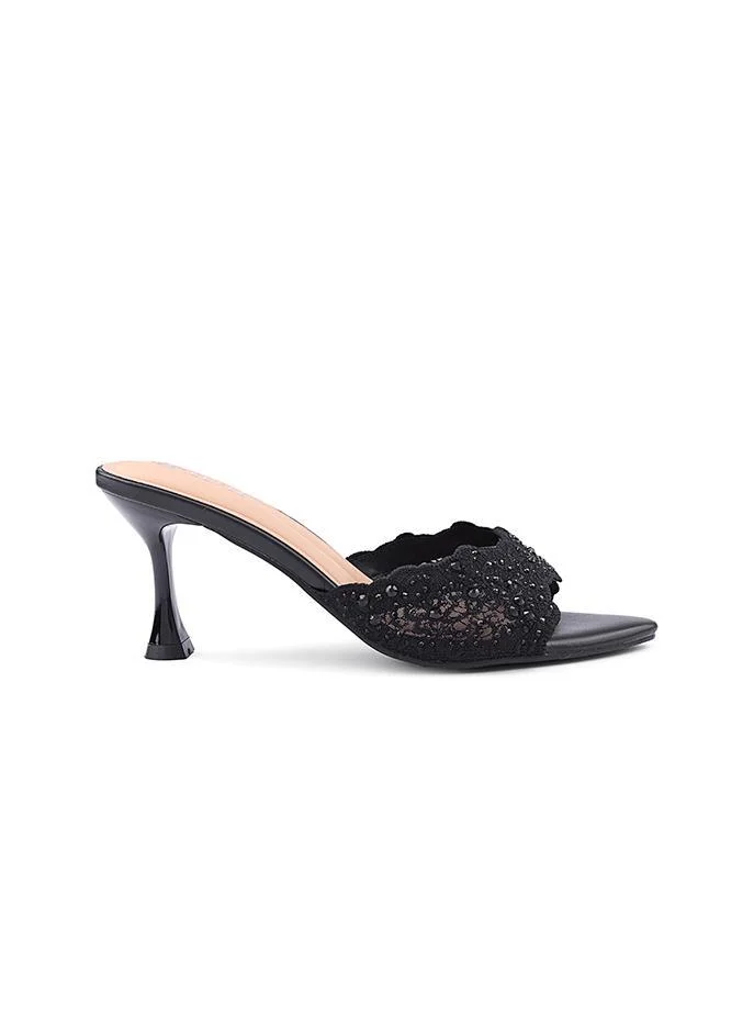 كابلي صنادل بكعب أنيقة للنساء